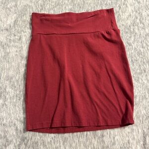 Charlotte Russe Red Mini Skirt Casual